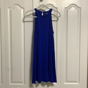 Express royal blue swing dress size M